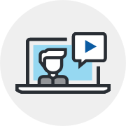 Interactive discussions icon